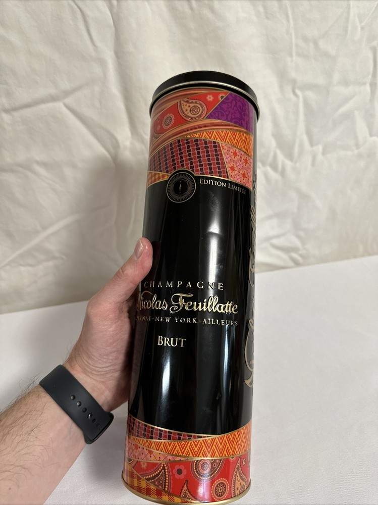 Nicolas Feuillatte Champagne Limited Edition Empty Tin Container