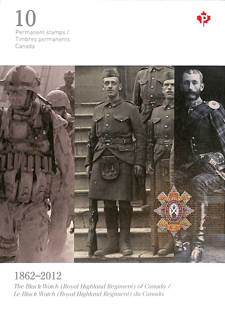 Canada - Booklet BK509 - Scott 2578 - The Regiments - 2012
