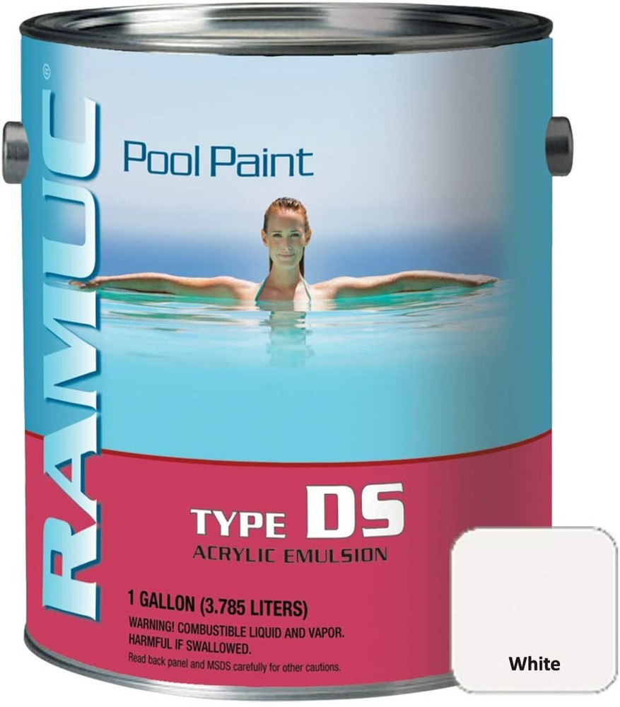 RAMUC 910131101 DS Acrylic Pool Paint (White)