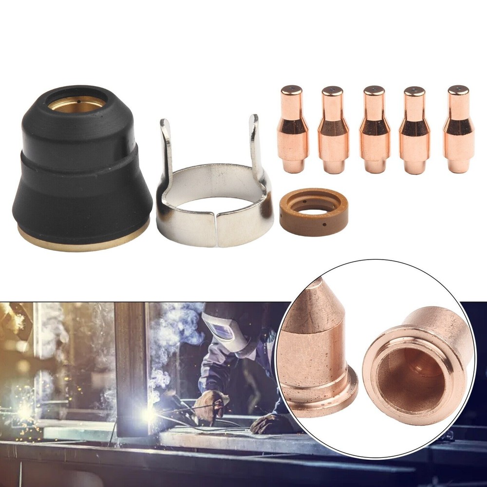 For Harbor Freight Titanium 45A Plasma Cutter Nozzle& Electrode Replacement-Kit