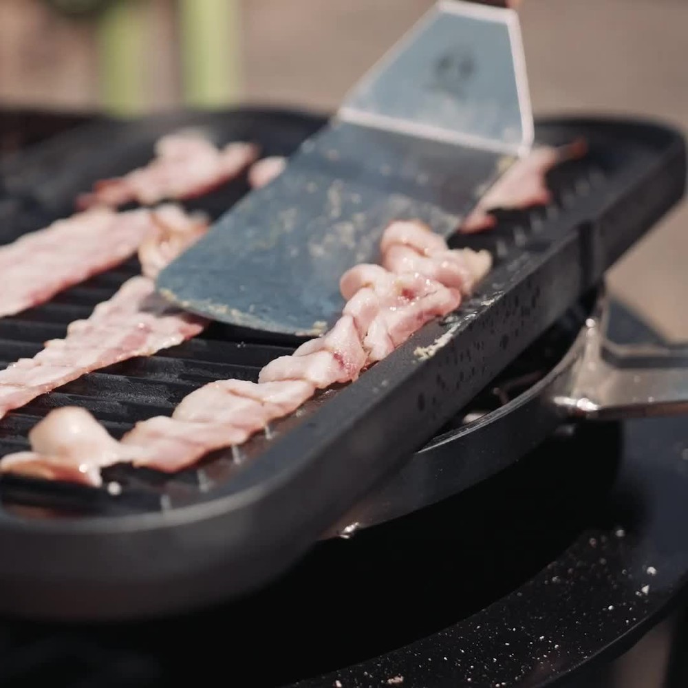 Lehman's Cast Iron Griddle Cookware Nitrogen Hardened Double Sided 20 inch