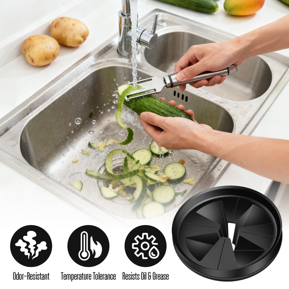 3 Pack Garbage Disposal Splash Guard - Sink Baffle 3 3/8"QCB-AM for InSinkErator