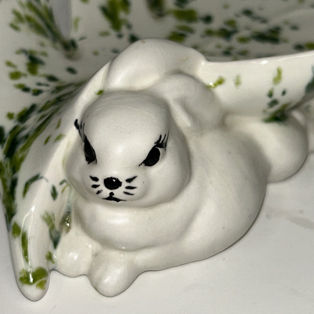 MCM BUNNY RABBIT EASTER DISH ASHTRAY