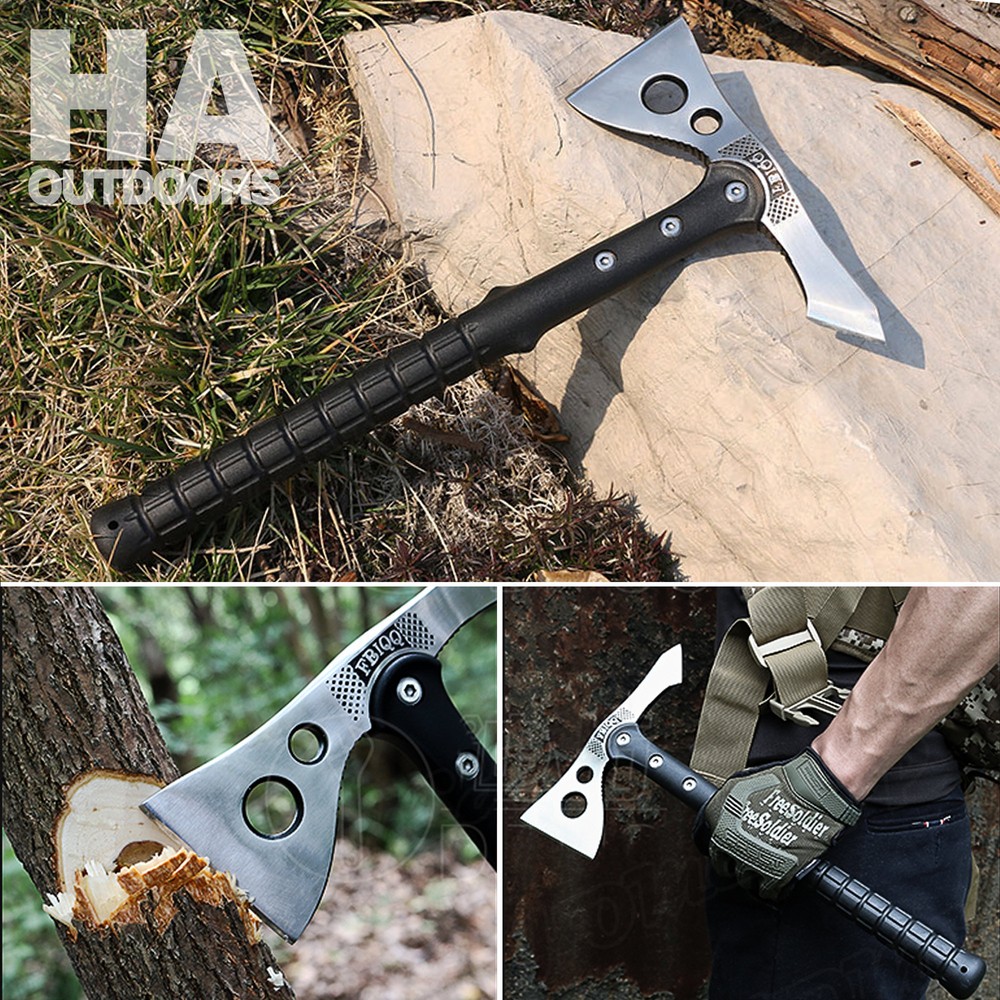 Multi-functional Axe Outdoor Survival Tactical Tool Emergency Hatchet Axe-5 AU
