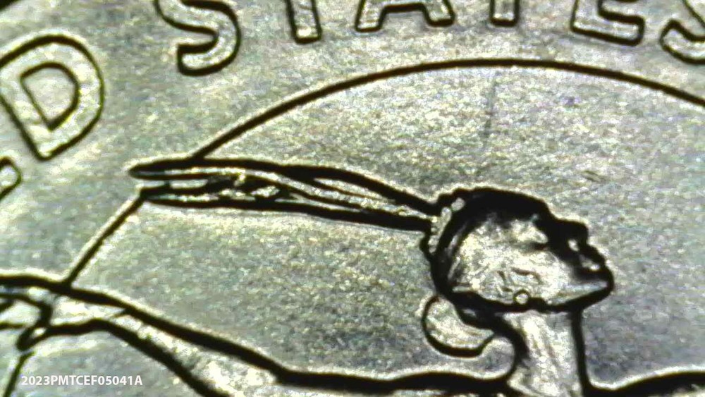 2023-P Maria Tallchief 'Extra Feather' Reverse Mint Error