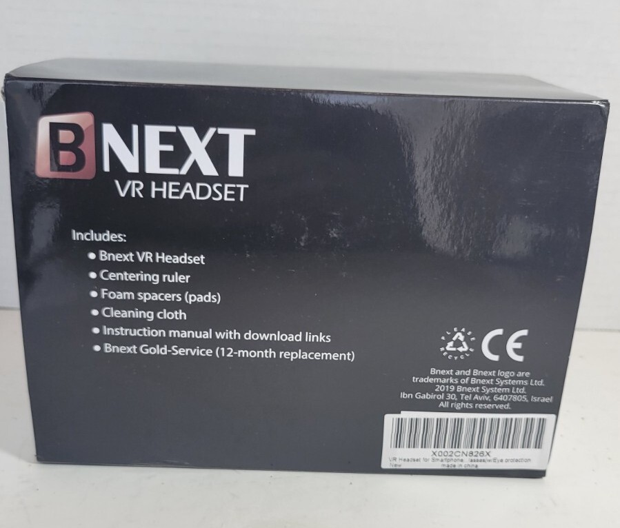 VR Headset Compatible w/iPhone & Android Phone-Universal Virtual Reality Goggles