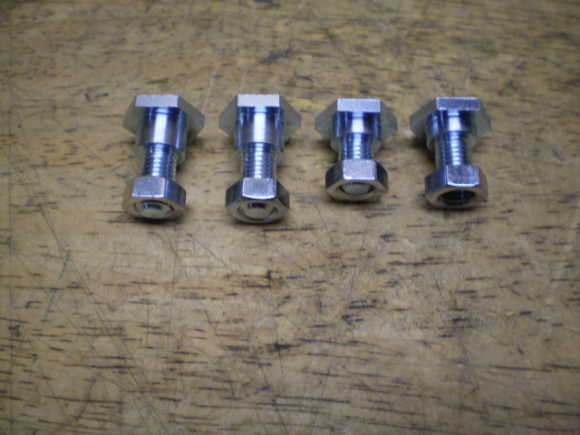 Monark Higgins Western Flyer Bicycle Spring Fork Lower Bracket Shoulder Bolt Set