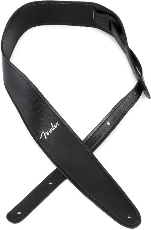 Fender Vegan Leather Guitar Strap - Black