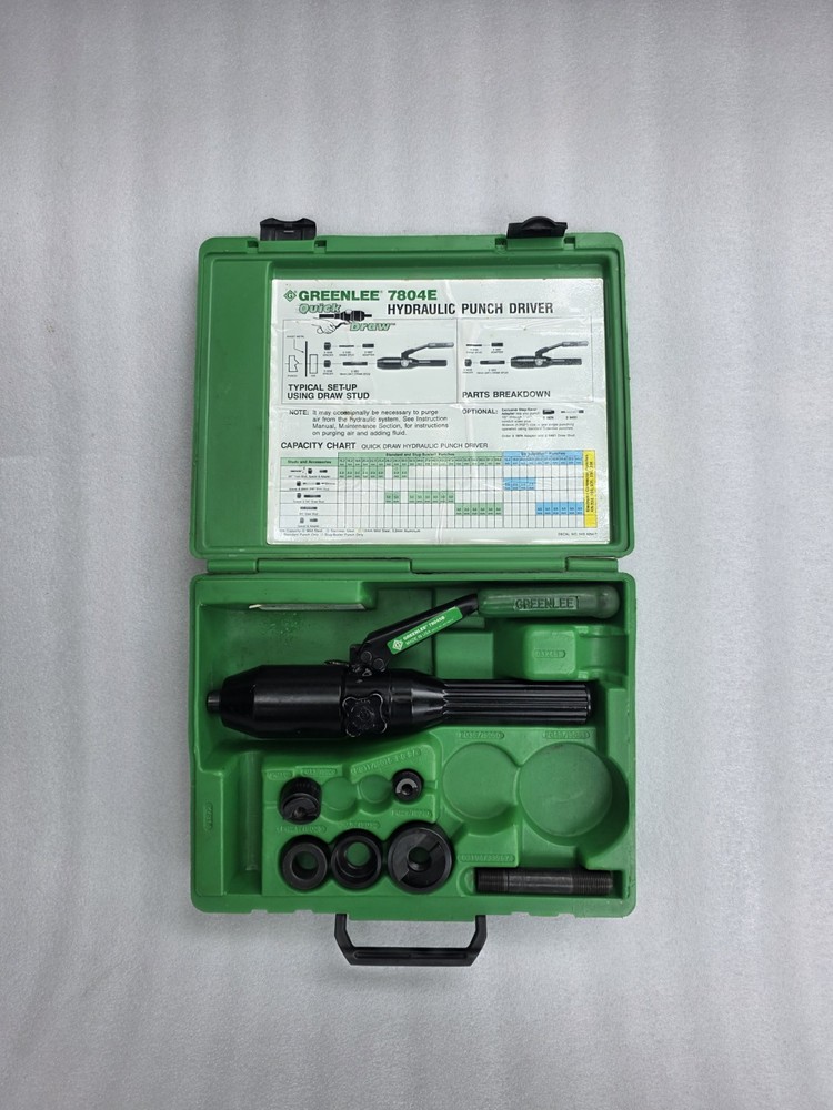 GREENLEE 7804E Hydraulic Punch Driver