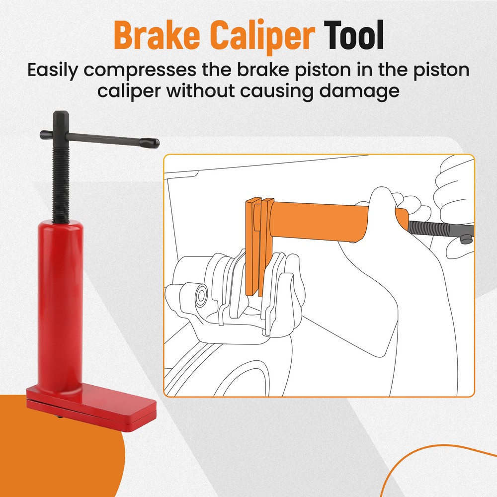 Brake Caliper Tool Multi Piston Brake Pad Spreader Tool For Light Trucks ATVs