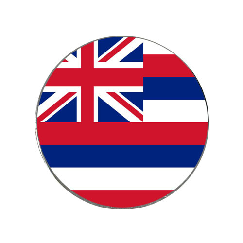 Hawaii State Flag Golf Ball Marker