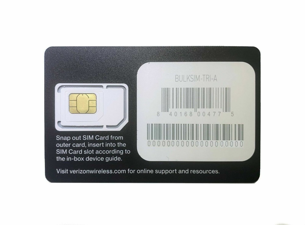 Verizon 5G SIM Card (Open) Nano sim