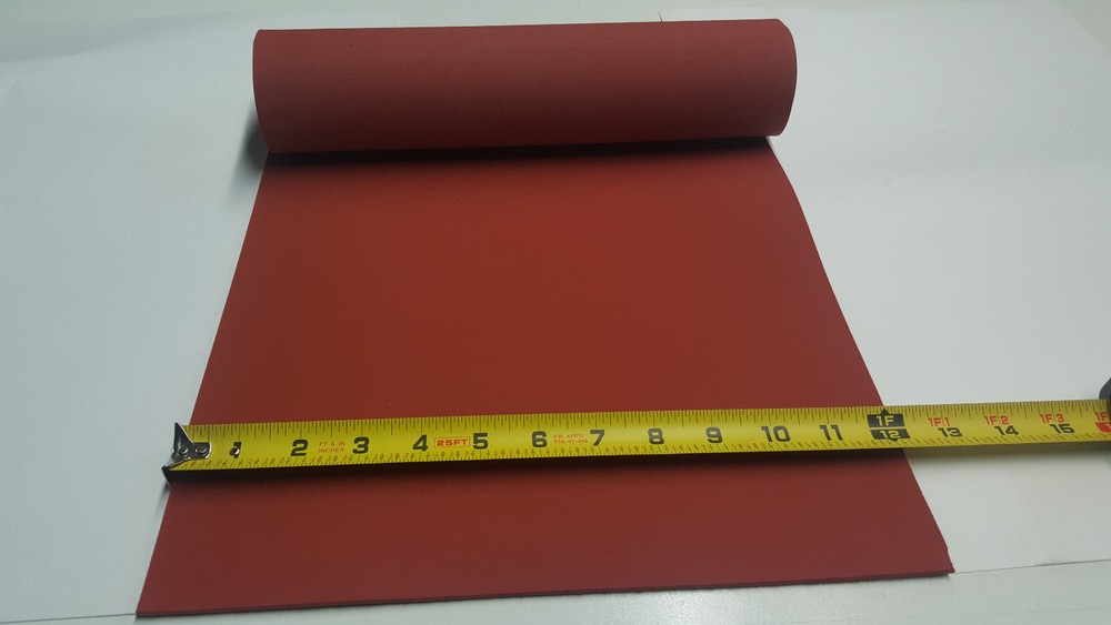 SILICONE SPONGE RUBBER ROLL  1/2 THK X 12” WIDE X  10 FT LONG HIGHT TEMP