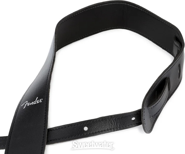 Fender Vegan Leather Guitar Strap - Black