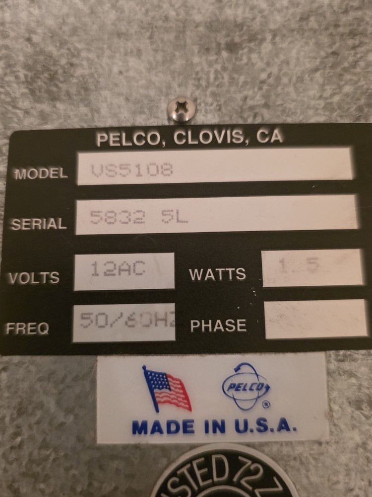 Pelco VS5108 Video Switcher (A8/F)
