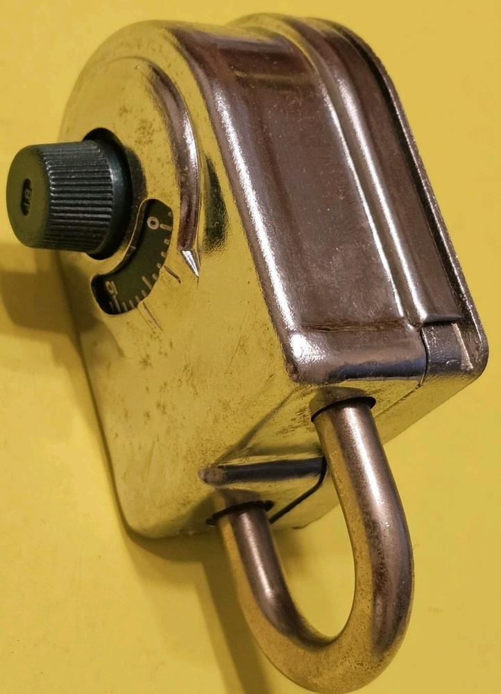 HIGH SECURITY PADLOCK COMBINATION SARGENT & GREENLEAF 8077 LOCK RARE