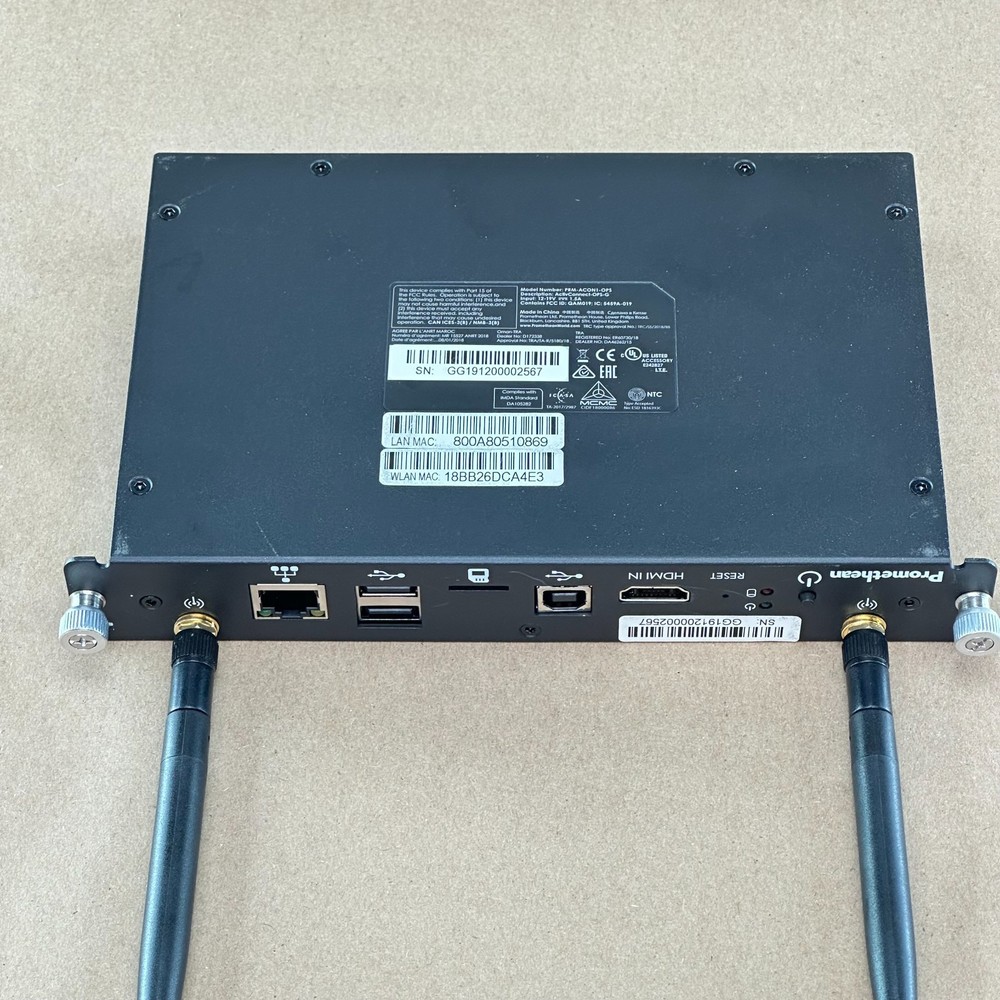 Promethean ActiveConnect-OPS-G PRM-ACON1-OPS OPS Module – Used – Tested