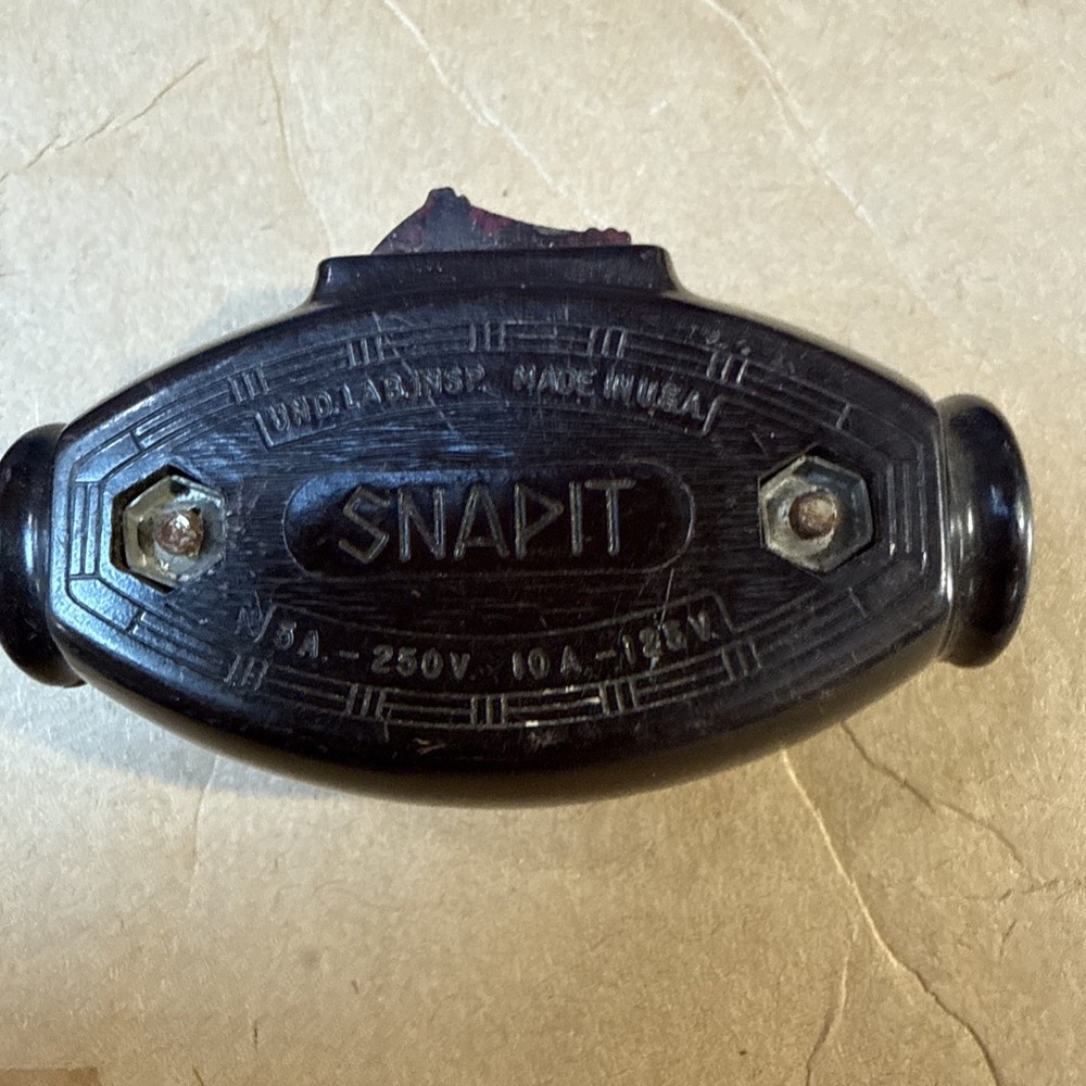 Snap It Switch Bakelite Vintage