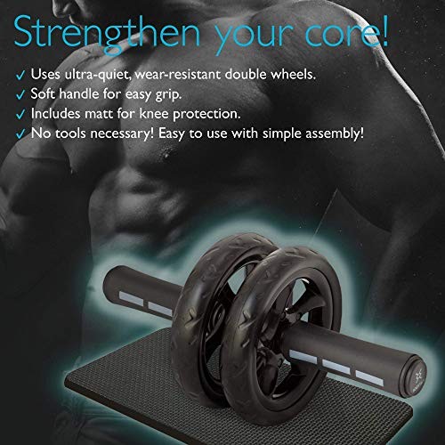 Ab Roller Wheel workout for Abdominal Core Strength training home gym Modern