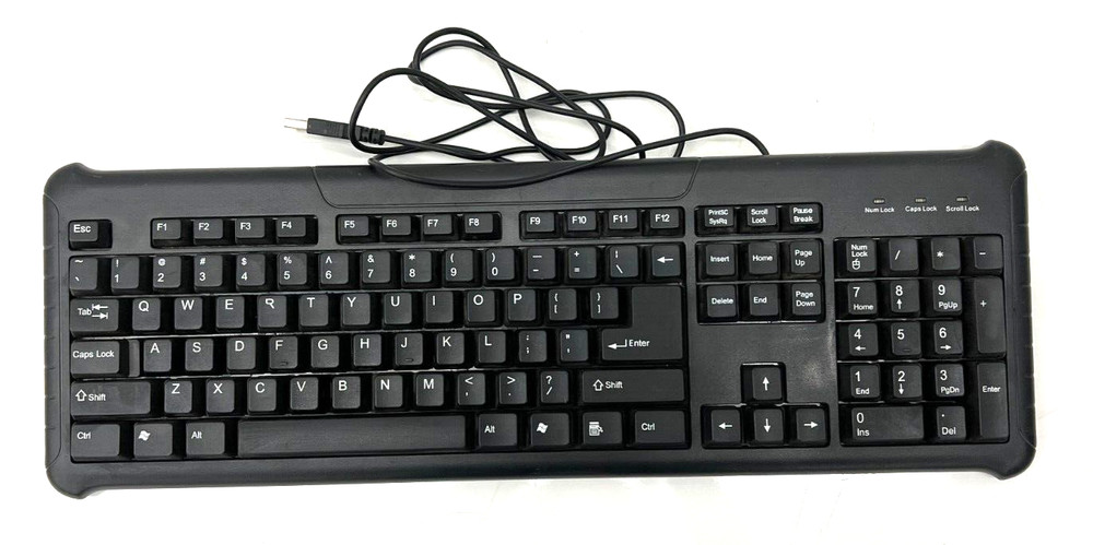 STANDARD PC KEYBOARD HK214 WIRED 104 KEYS