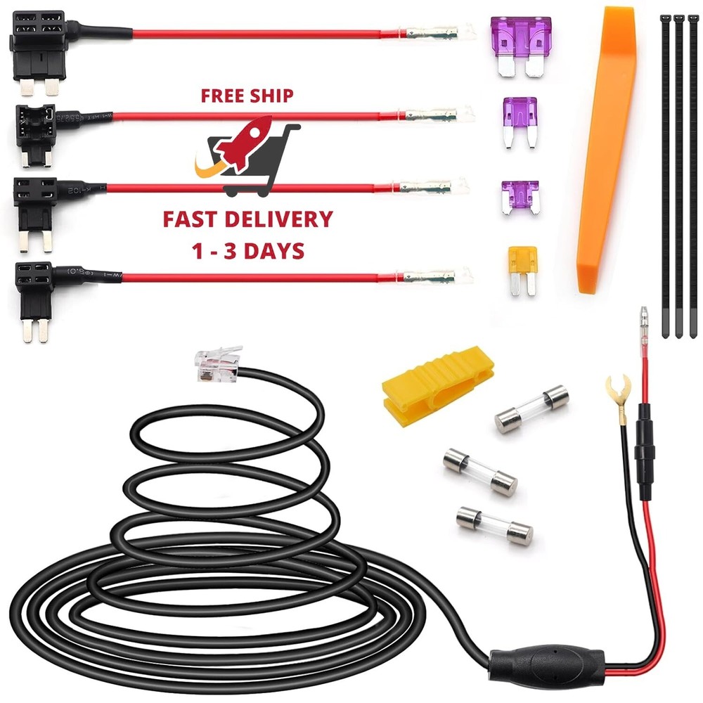 Kit de cableado para detector de radar, kit de cableado directo, cable de