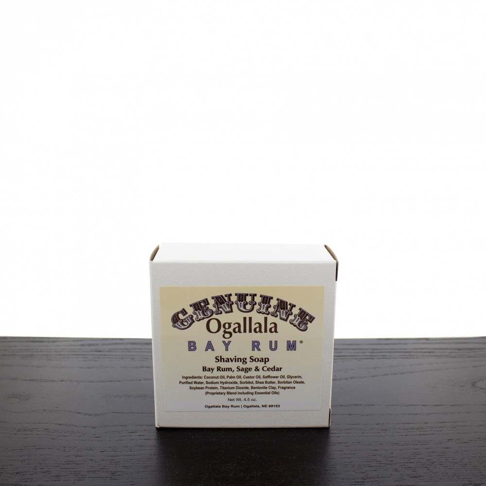 Ogallala Bay Rum, Sage & Cedar Shaving Soap