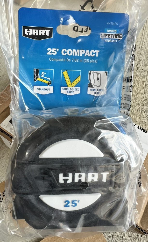 2 New Hart 25'  Compact Ruler