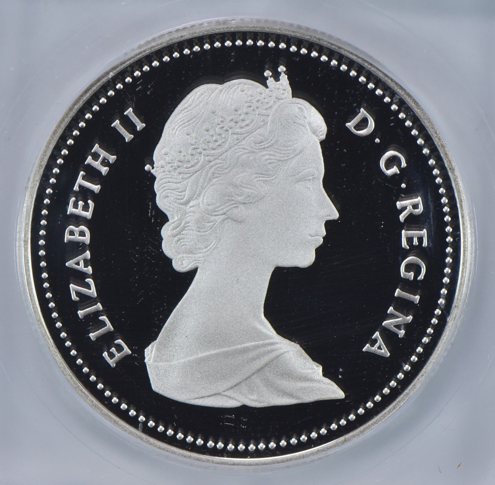 1987 Canada Silver Dollar Davis Strait PR70 DCAM ICG