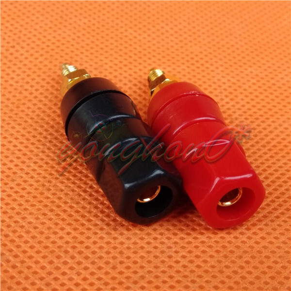 2pcs NEW 5-WAY Speaker Cable TERMINAL BINDING POST