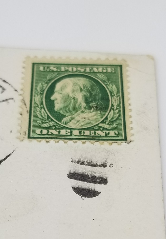Ben Franklin Rare Vintage One Cent Stamp