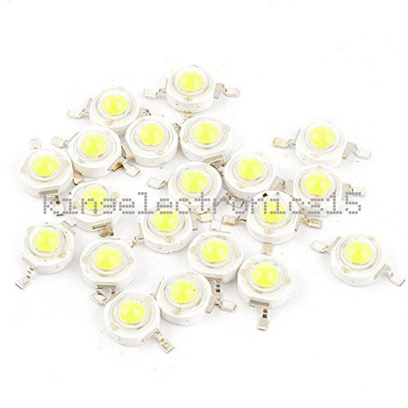10PCS 1W Pure White SMD LED Beads NEW