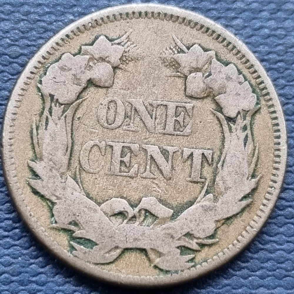 1857 Flying Eagle Cent 1c Circulated #70363