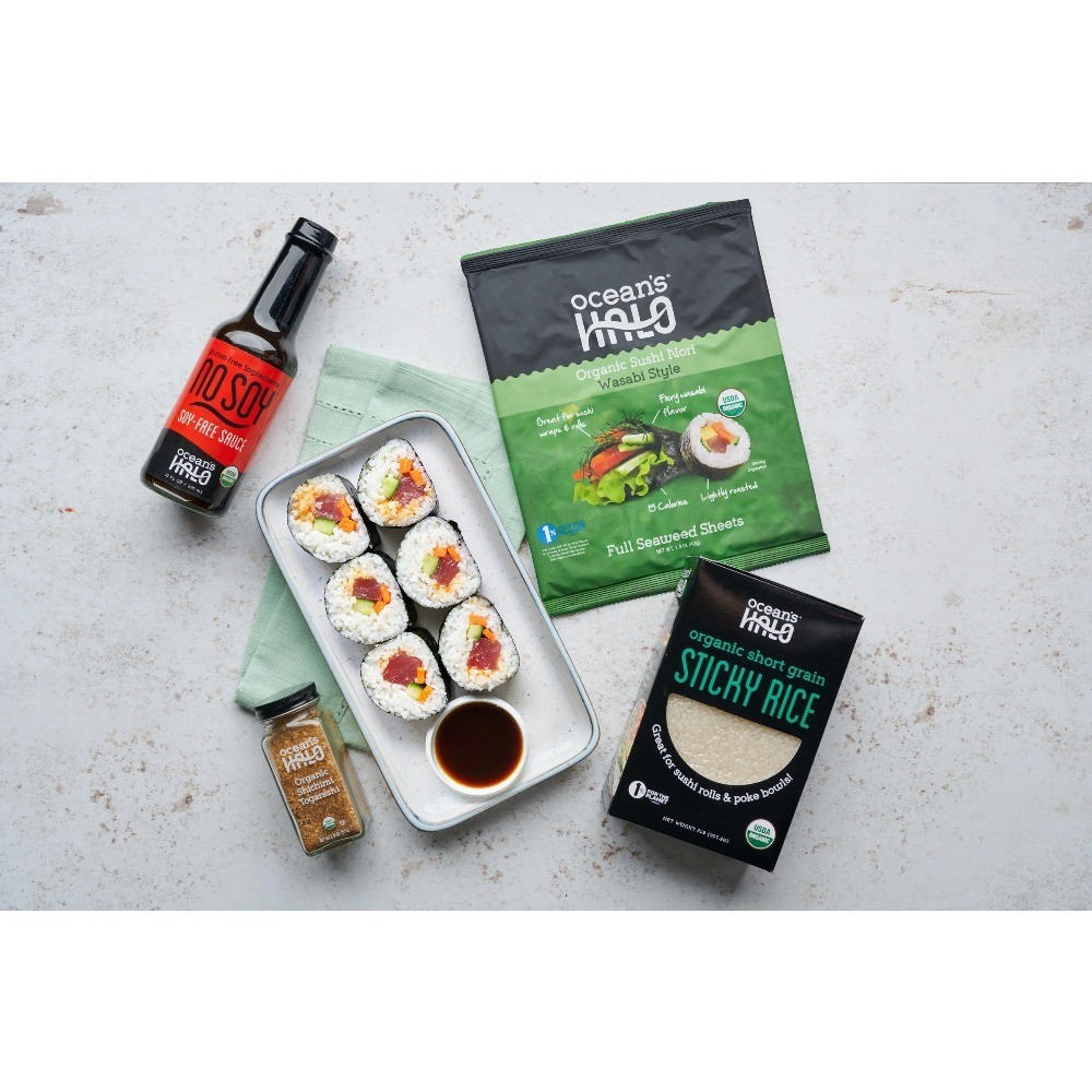 (2 pack) Organic White Sticky Sushi Rice, 2 lb.