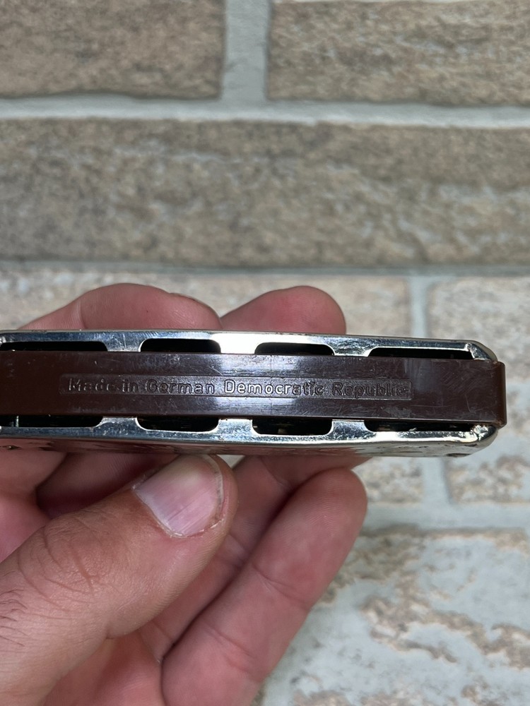 BANDMASTER SUPER Curved Harmonica "C" Made in GDR