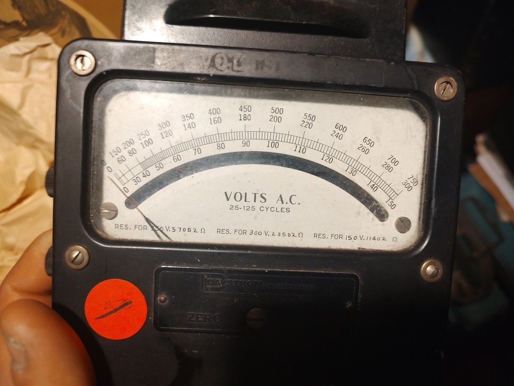 Daystorm Ac Voltmeter Vintage