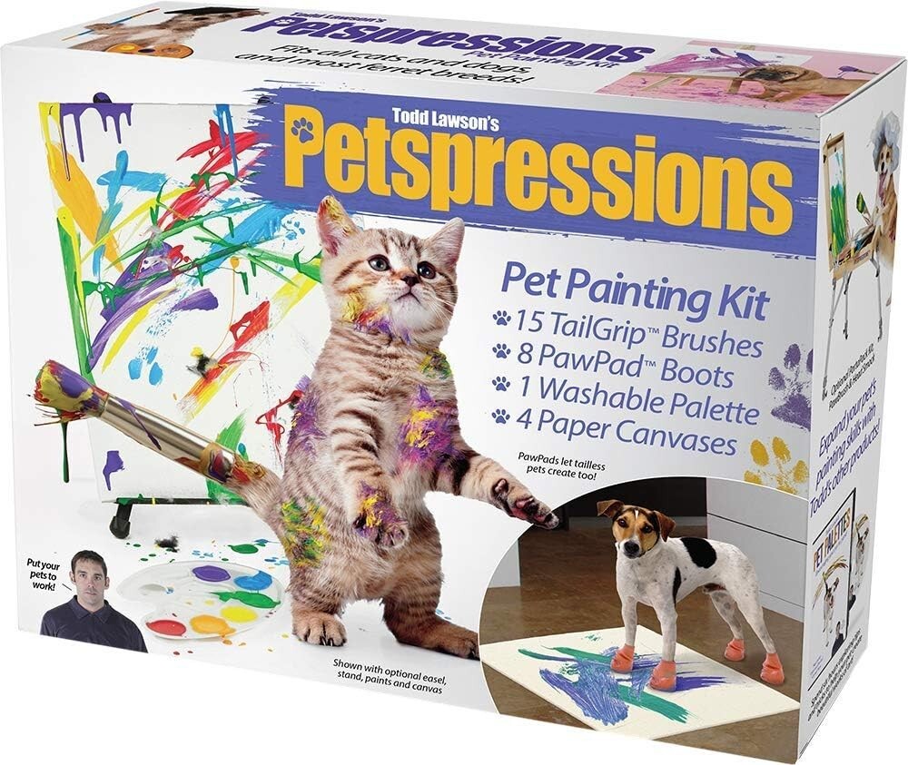 “PetSpression” Pet Painter Kit Gift box Prank Pack Recipient Will be Speech less