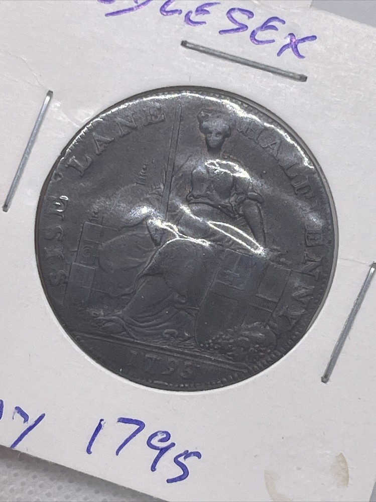 1795 Middlesex Sise Lane Halfpenny Token