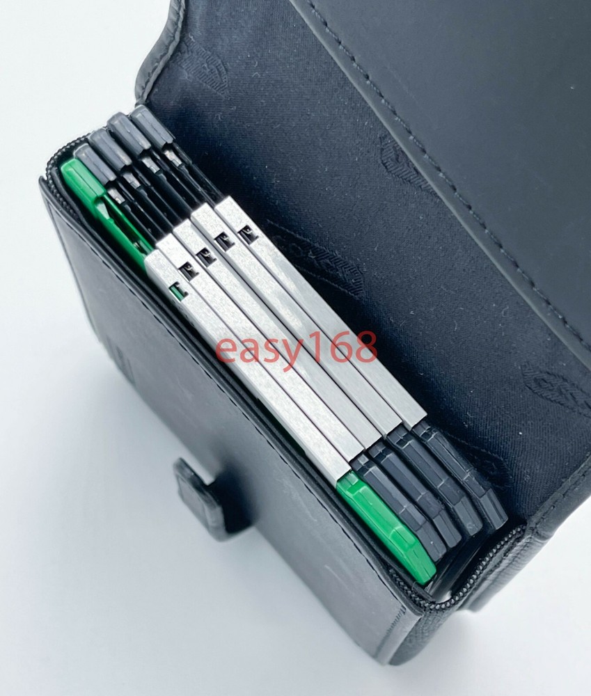 Coach 3.5 Floppy Disk PC Case Holder Black Leather