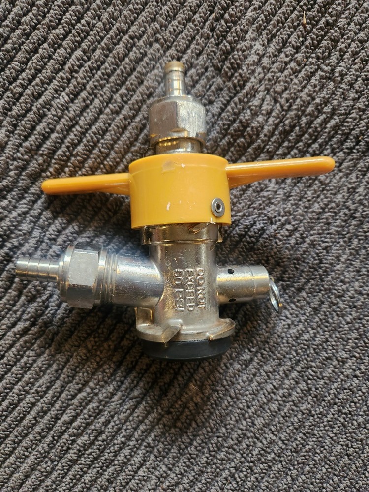 Keg Coupler D System Yellow New