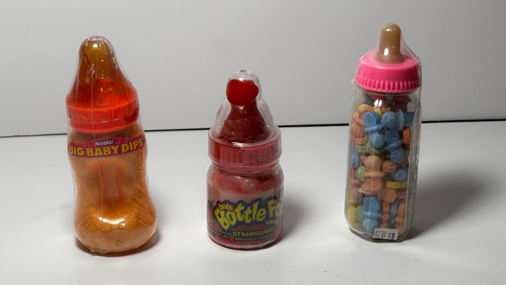 Baby Bottle Candy Containers 3 Different from 1999