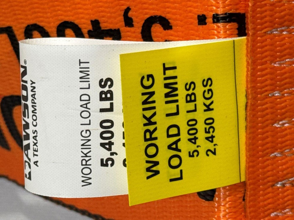 4"X30' Heavy Duty Ratchet Strap with Flat Hook 2 Pack