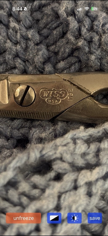 Three Vintage Sewing Scissors