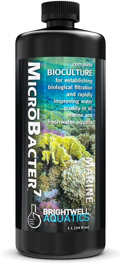 MicroBacter7 Complete Bioculture Fish Tank/Aquarium Populates Biological Filter