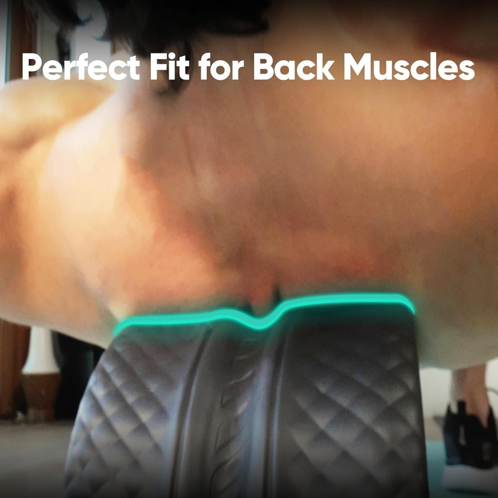FitBeast Deep Tissue Back Roller Stretch Wheel 1 Pack
