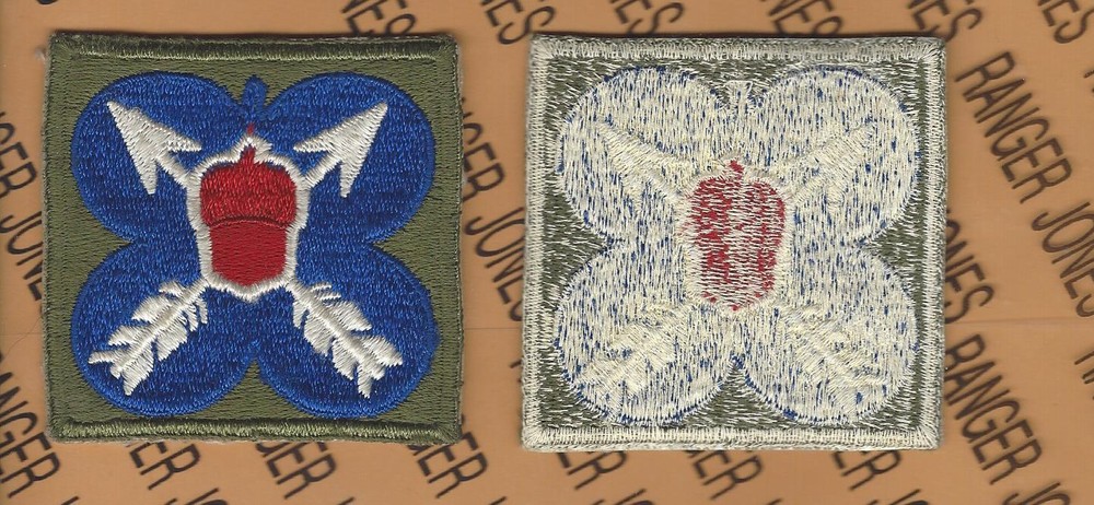 US Army WWII 21st CORPS Command ~3" uniform patch c/e