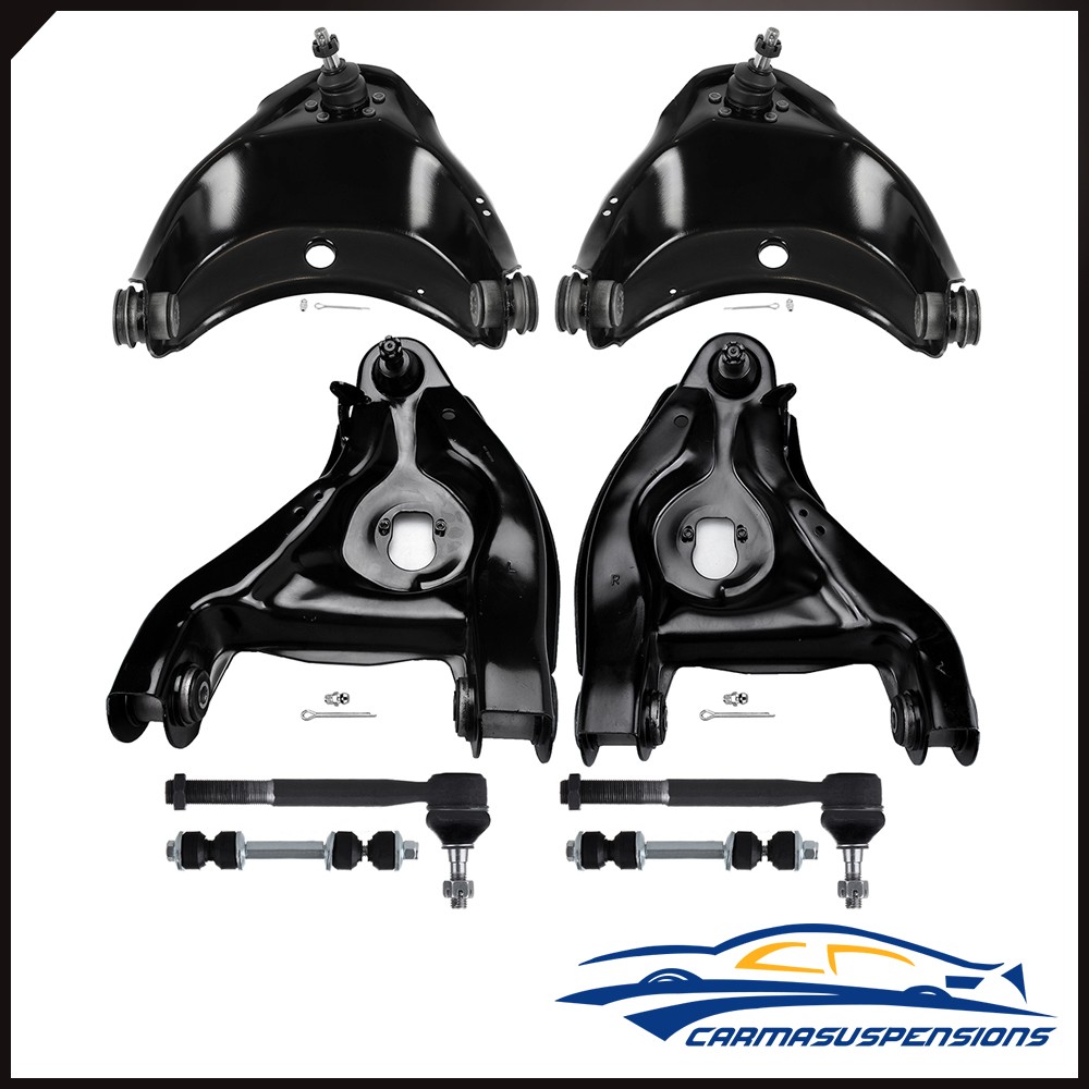 Front Upper Lower Control Arm Ball Joint Sway Bar Tie Rod Fits Chevy C1500 C2500