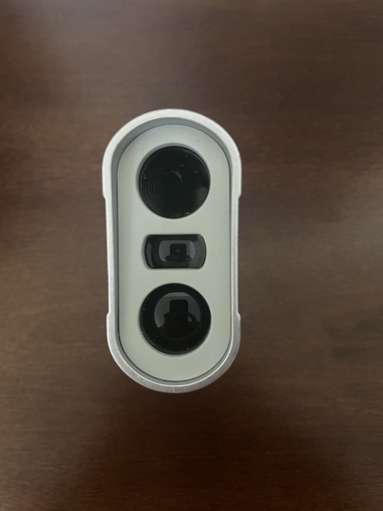 Caddytek CaddyView V3 Golf Rangefinder Silver Black Button Laser Lightly Used