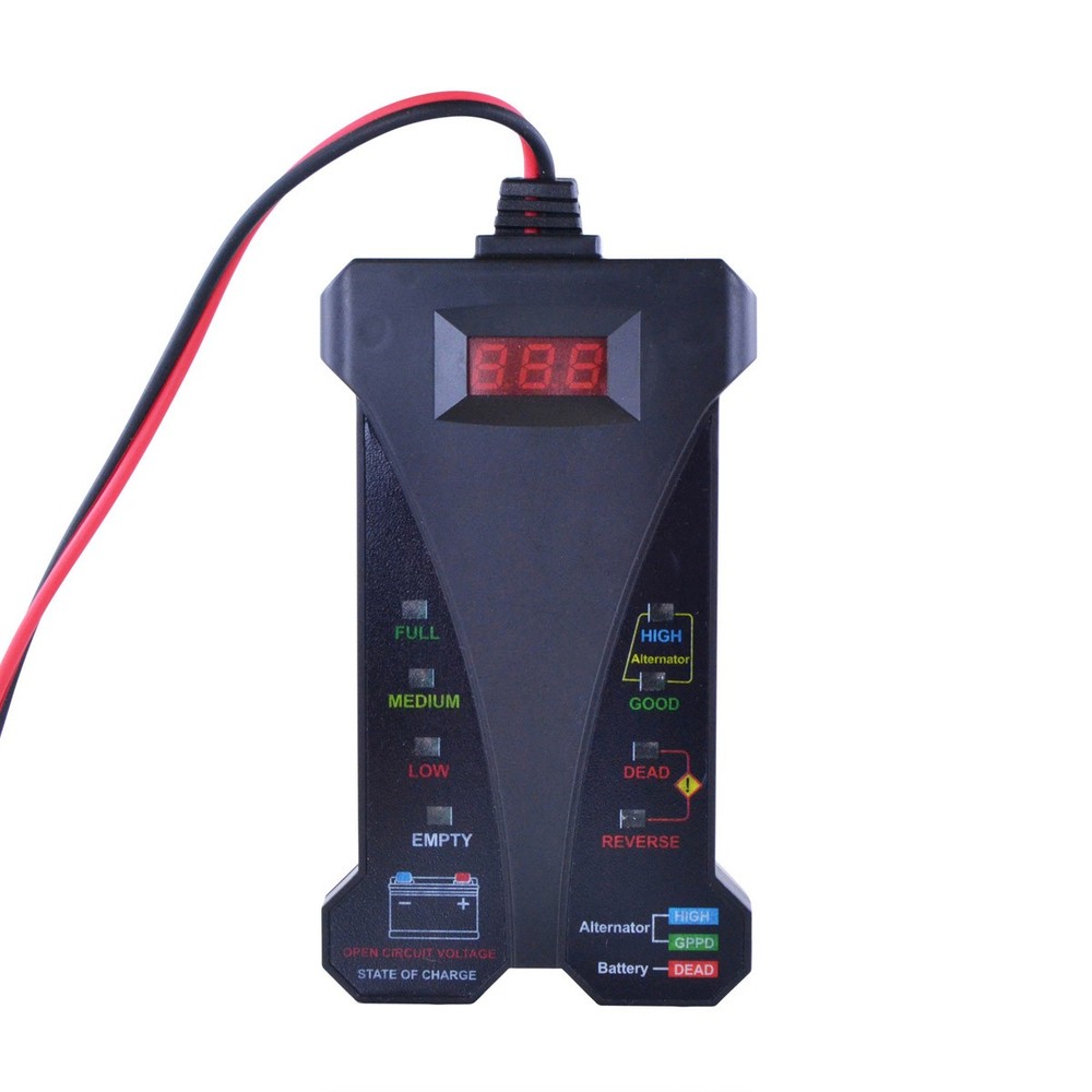 Universal 12 Volts Digital Battery Tester / Charging System Analyzer