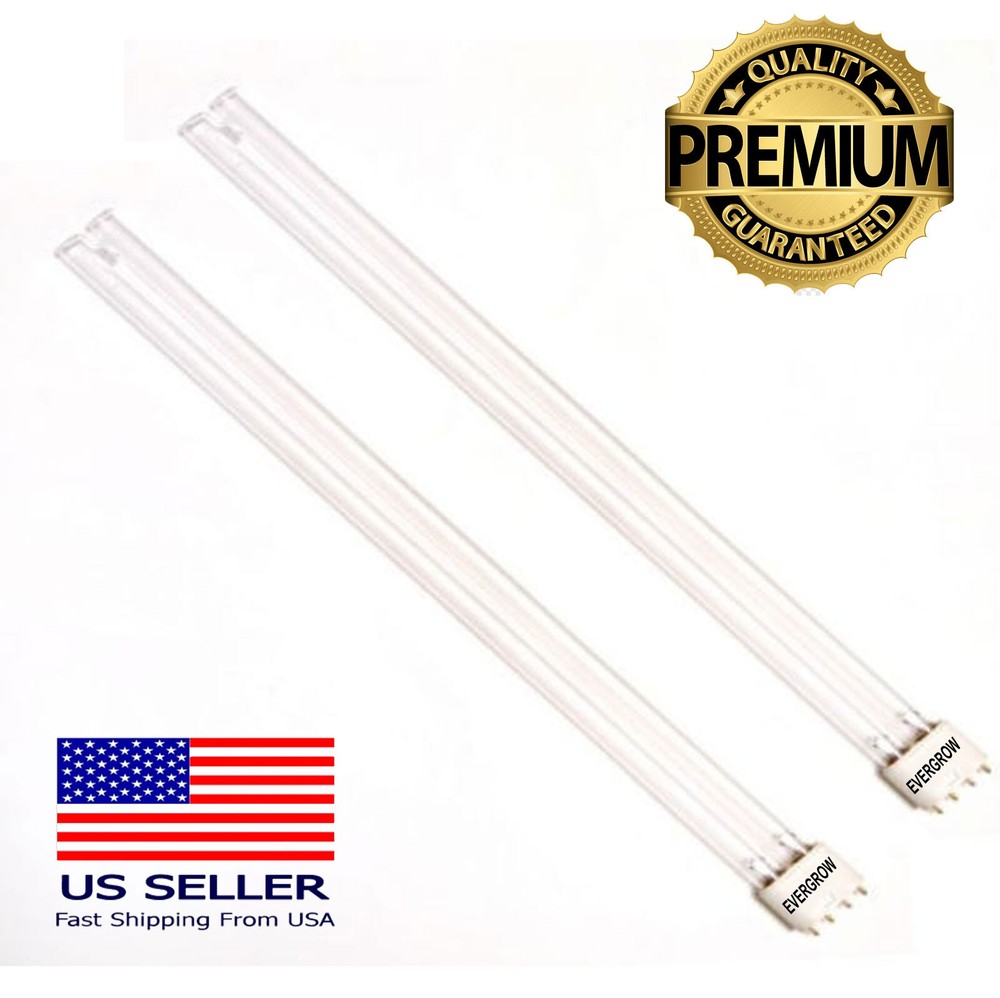 2x Ultraviolet Germicidal 36W UV Bulb Light Replacement for 2G11 Lamp Base