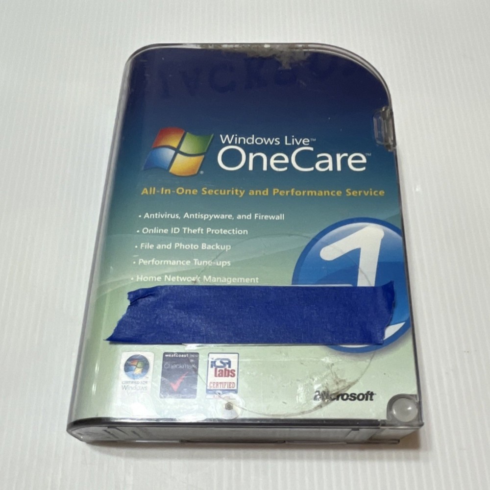 Microsoft Windows Live OneCare Antivirus Firewall CD for Windows 3 Devices